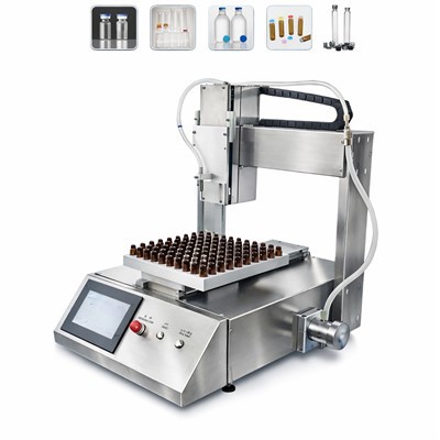 Mașină de umplere cantitativă de birou cu 3 axe